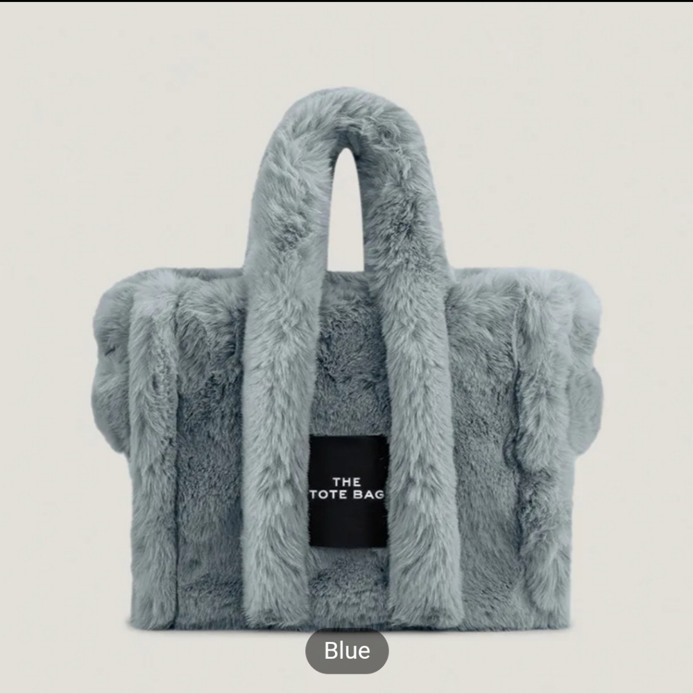 Faux medium tote